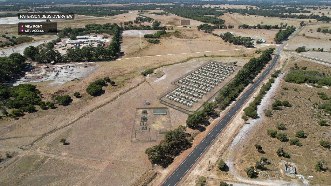 ACE Power Paterson BESS Aerial View