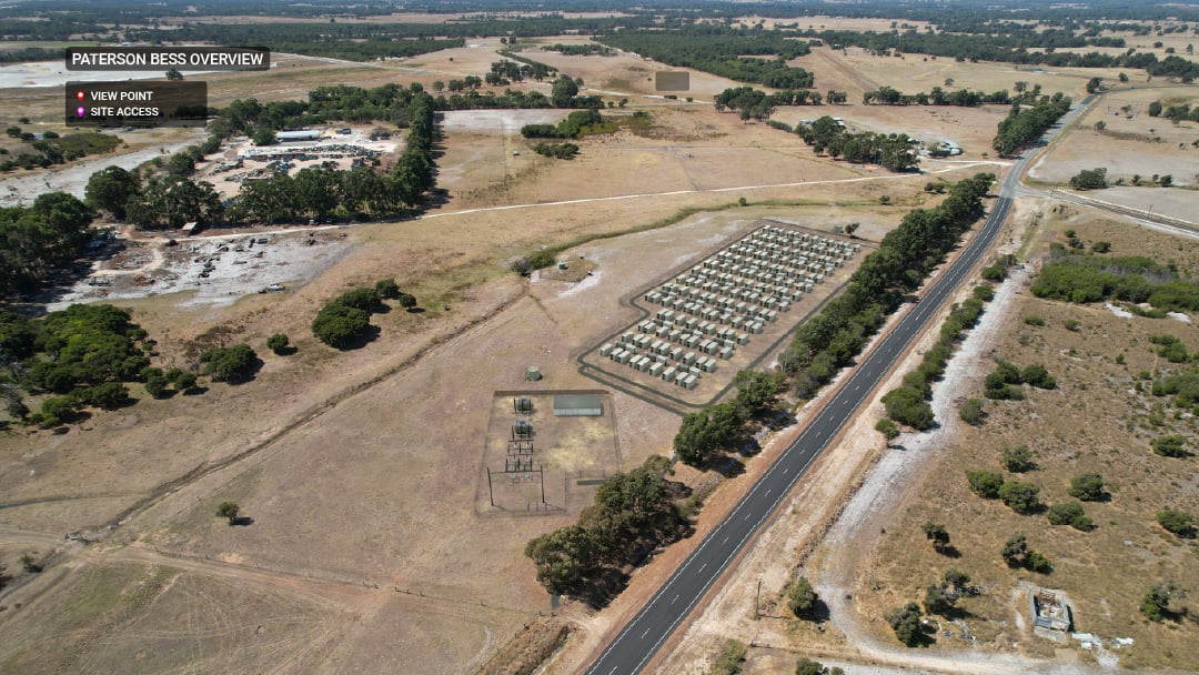 ACE Power Paterson BESS Aerial View